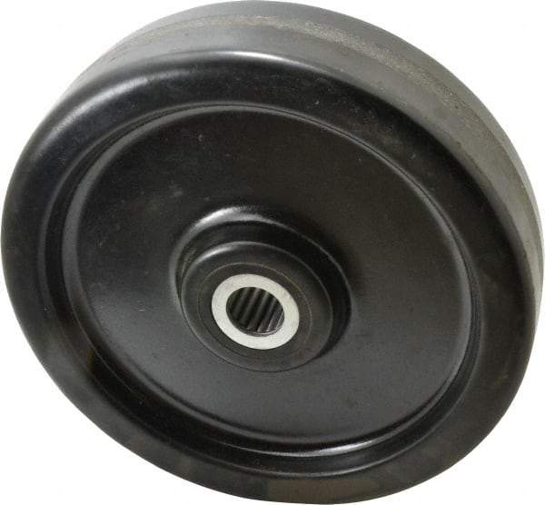 Albion - 12 Inch Diameter x 3 Inch Wide, Phenolic Caster Wheel - 3,500 Lb. Capacity, 3-1/4 Inch Hub Length, 1-1/4 Inch Axle Diameter, Roller Bearing - Apex Tool & Supply
