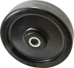 Albion - 12 Inch Diameter x 3 Inch Wide, Phenolic Caster Wheel - 3,500 Lb. Capacity, 3-1/4 Inch Hub Length, 1-1/4 Inch Axle Diameter, Roller Bearing - Apex Tool & Supply