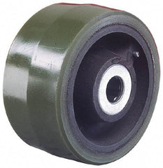 Albion - 10 Inch Diameter x 3 Inch Wide, Polyurethane Caster Wheel - 3,000 Lb. Capacity, 3-1/4 Inch Hub Length, 1 Inch Axle Diameter, Roller Bearing - Apex Tool & Supply