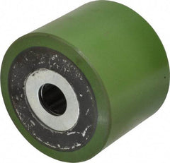 Albion - 4 Inch Diameter x 3-1/4 Inch Wide, Polyurethane Caster Wheel - 1,200 Lb. Capacity, 3-1/4 Inch Hub Length, 1 Inch Axle Diameter, Roller Bearing - Apex Tool & Supply