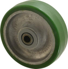 Albion - 5 Inch Diameter x 1-1/2 Inch Wide, Polyurethane Caster Wheel - 720 Lb. Capacity, 1-7/8 Inch Hub Length, 1/2 Inch Axle Diameter, Roller Bearing - Apex Tool & Supply