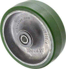 Albion - 6 Inch Diameter x 2 Inch Wide, Polyurethane Caster Wheel - 1,230 Lb. Capacity, 2-7/16 Inch Hub Length, 1/2 Inch Axle Diameter, Roller Bearing - Apex Tool & Supply