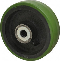 Albion - 8 Inch Diameter x 2-1/2 Inch Wide, Polyurethane Caster Wheel - 2,010 Lb. Capacity, 3-1/4 Inch Hub Length, 1 Inch Axle Diameter, Roller Bearing - Apex Tool & Supply