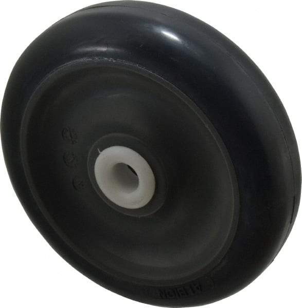 Albion - 5 Inch Diameter x 1-1/4 Inch Wide, Polyurethane Caster Wheel - 440 Lb. Capacity, 1-1/4 Inch Hub Length, 1/2 Inch Axle Diameter, Delrin Bearing - Apex Tool & Supply