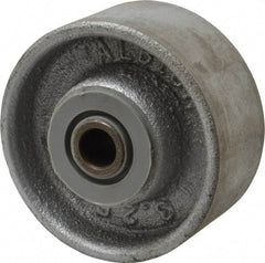 Albion - 3-1/4 Inch Diameter x 1-1/2 Inch Wide, Cast Iron Caster Wheel - 400 Lb. Capacity, 1-5/8 Inch Hub Length, 1/2 Inch Axle Diameter, Roller Bearing - Apex Tool & Supply