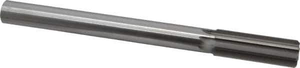 Made in USA - 1" High Speed Steel 8 Flute Chucking Reamer - Straight Flute, 7/8" Straight Shank, 2-3/4" Flute Length, 10-1/2" OAL - Apex Tool & Supply