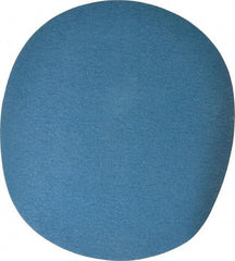 Superior Abrasives - 14" Diam, 50 Grit Zirconia Alumina Adhesive PSA Disc - Coarse Grade, Blue, Cloth Backing, Flexible - Apex Tool & Supply