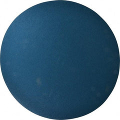 Superior Abrasives - 16" Diam, 60 Grit Zirconia Alumina Adhesive PSA Disc - Medium Grade, Blue, Cloth Backing, Flexible - Apex Tool & Supply