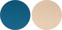 Superior Abrasives - 20" Diam, 36 Grit Zirconia Alumina Adhesive PSA Disc - Very Coarse Grade, Blue, Y Weighted Backing, Flexible - Apex Tool & Supply