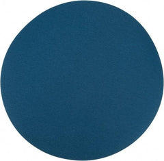 Superior Abrasives - 20" Diam, 80 Grit Zirconia Alumina Adhesive PSA Disc - Medium Grade, Blue, X Weighted Backing, Flexible - Apex Tool & Supply