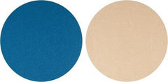 Superior Abrasives - 24" Diam, 50 Grit Zirconia Alumina Adhesive PSA Disc - Coarse Grade, Blue, X Weighted Backing, Flexible - Apex Tool & Supply