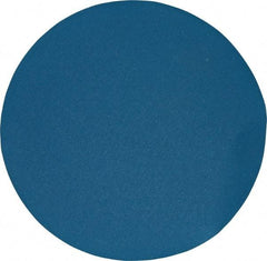 Superior Abrasives - 24" Diam, 80 Grit Zirconia Alumina Adhesive PSA Disc - Medium Grade, Blue, X Weighted Backing, Flexible - Apex Tool & Supply