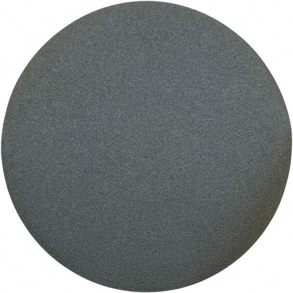 Superior Abrasives - 30" Diam, 36 Grit Zirconia Alumina Adhesive PSA Disc - Very Coarse Grade, Blue, Cloth Backing, Flexible - Apex Tool & Supply