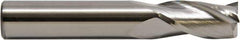 M.A. Ford - 5/8", 1-1/4" LOC, 5/8" Shank Diam, 3-1/2" OAL, 3 Flute, Solid Carbide Square End Mill - Single End, TiCN Finish, 30° Helix, Centercutting, Right Hand Cut, Right Hand Flute, Series 116 - Apex Tool & Supply