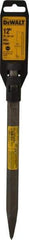 DeWALT - 12" OAL, 3/4" Shank Diam, Moil Point Chisel - Spline Drive, Spline Shank, Steel - Apex Tool & Supply