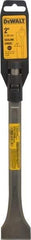 DeWALT - 2" Head Width, 12" OAL, 21/32" Shank Diam, Scaling Chisel - Spline Drive, Spline Shank, Steel - Apex Tool & Supply
