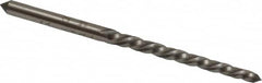 Value Collection - #3/0 Pin, 0.1302" Diam, 0.1029" Small End, 9/64" Diam Straight Shank, 1-5/16" Flute, Taper Pin Reamer - Apex Tool & Supply