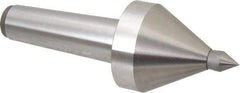 Royal Products - MT5 Taper Shank, 3-3/8" Head Diam 5,700 & 6,865 Lb Capacity Live Center - 3,500 Max RPM, 3.15" Head Length, 3/4" Point Diam, 1-1/8" Point Len, 1,165 Lb Max Workpc, 9-13/16" OAL, 3/4" Tip Diam, Long Point - Apex Tool & Supply