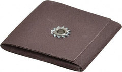 3M - 120 FEPA Grit, Fine Grade, Aluminum Oxide Square Pad - 3" Long x 3" Wide x 1/4" Thick, Cloth Backed, X Backing Weight, 9,000 Max RPM - Apex Tool & Supply