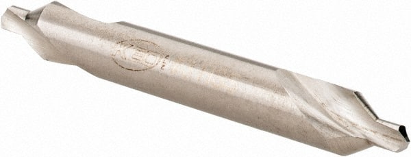Keo - #3 Plain Cut 60° Incl Angle High Speed Steel Combo Drill & Countersink - Apex Tool & Supply