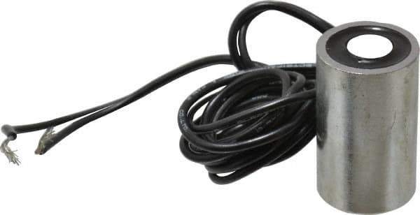 Mag-Mate - 3/4" Diam, 1.5 Watts, 12 Lb Max Magnetic Pull Electromagnet - 10-32 Thread, 24 DC Output Voltage - Apex Tool & Supply