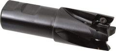 Kennametal - 1-1/2" Cut Diam, 18.03mm Max Depth of Cut, 1-1/4" Shank Diam, 115.06mm OAL, Indexable Square Shoulder End Mill - EC18.., EP18.. Inserts, Weldon Shank, 0° Lead Angle - Apex Tool & Supply