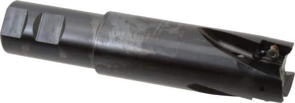 Kennametal - 1-1/2" Cut Diam, 18.03mm Max Depth of Cut, 1-1/4" Shank Diam, 165.86mm OAL, Indexable Square Shoulder End Mill - EC18.., EP18.. Inserts, Weldon Shank, 0° Lead Angle - Apex Tool & Supply