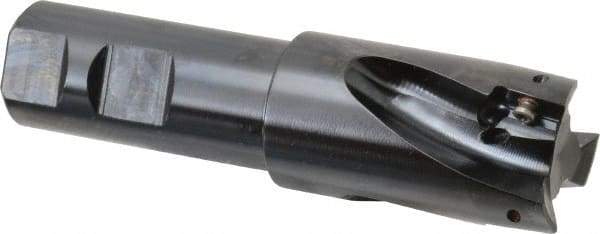 Kennametal - 1-1/4" Cut Diam, 14.5mm Max Depth of Cut, 1" Shank Diam, 115.06mm OAL, Indexable Square Shoulder End Mill - EC14.., EP14.. Inserts, Weldon Shank, 0° Lead Angle, Through Coolant - Apex Tool & Supply