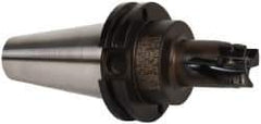 Kennametal - 1" Cut Diam, 14.73mm Max Depth of Cut, 144.45mm OAL, Indexable Square Shoulder End Mill - EC14.., EP14.. Inserts, CAT 40 Taper Shank, 0° Lead Angle, Through Coolant - Apex Tool & Supply