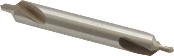 Interstate - #3 Plain Cut 90° Incl Angle High Speed Steel Combo Drill & Countersink - Apex Tool & Supply