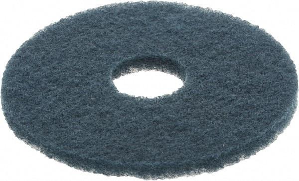 3M - Scrubbing Pad - 13" Machine, Blue Pad, Nylon & Polyester - Apex Tool & Supply