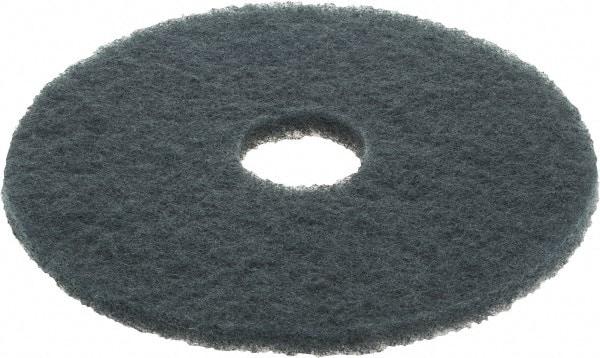 3M - Scrubbing Pad - 15" Machine, Blue Pad, Nylon & Polyester - Apex Tool & Supply