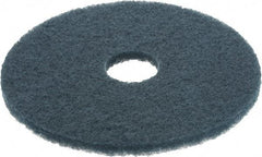 3M - Scrubbing Pad - 16" Machine, Blue Pad, Nylon & Polyester - Apex Tool & Supply