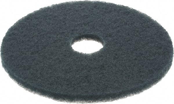 3M - Scrubbing Pad - 17" Machine, Blue Pad, Nylon & Polyester - Apex Tool & Supply