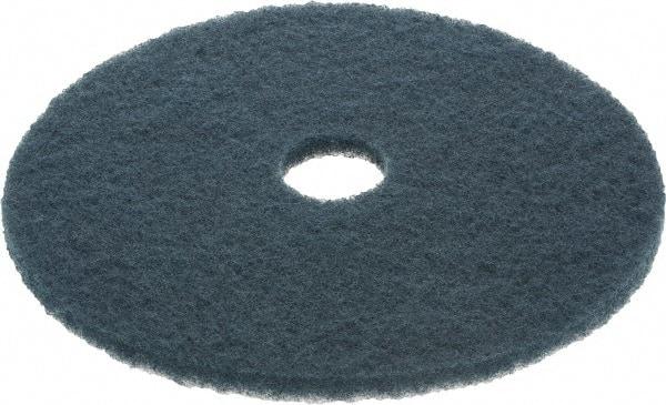 3M - Scrubbing Pad - 20" Machine, Blue Pad, Nylon & Polyester - Apex Tool & Supply