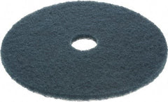 3M - Scrubbing Pad - 20" Machine, Blue Pad, Nylon & Polyester - Apex Tool & Supply