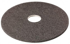 3M - Stripping Pad - 20" Machine, Black Pad, Nylon & Polyester - Apex Tool & Supply