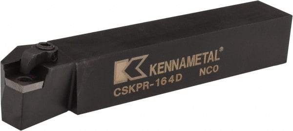 Kennametal - CSKP, Right Hand Cut, 15° Lead Angle, 1" Shank Height x 1" Shank Width, Positive Rake Indexable Turning Toolholder - 6" OAL, SP..42. Insert Compatibility, Series Kendex - Apex Tool & Supply