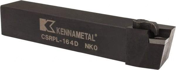 Kennametal - CSRP, Left Hand Cut, 15° Lead Angle, 1" Shank Height x 1" Shank Width, Positive Rake Indexable Turning Toolholder - 6" OAL, SP..42. Insert Compatibility, Series Kendex - Apex Tool & Supply