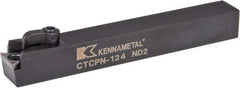 Kennametal - CTCP, Neutral Cut, 0° Lead Angle, 3/4" Shank Height x 3/4" Shank Width, Positive Rake Indexable Turning Toolholder - 6" OAL, TP..42. Insert Compatibility, Series Kendex - Apex Tool & Supply