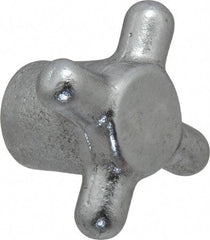 Gibraltar - 2-1/2" Head Diam, 4 Point Spoked Knob - 1/2-13 Hole, Cast Iron - Apex Tool & Supply