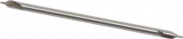 Interstate - #1 Plain Cut 60° Incl Angle High Speed Steel Combo Drill & Countersink - Apex Tool & Supply