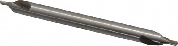 Interstate - #4 Plain Cut 60° Incl Angle High Speed Steel Combo Drill & Countersink - Apex Tool & Supply