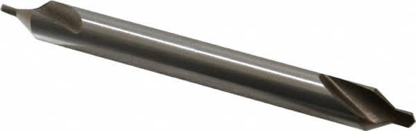 Interstate - #4-1/2 Plain Cut 60° Incl Angle High Speed Steel Combo Drill & Countersink - Apex Tool & Supply