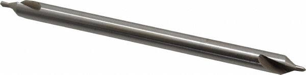 Interstate - #4-1/2 Plain Cut 60° Incl Angle High Speed Steel Combo Drill & Countersink - Apex Tool & Supply