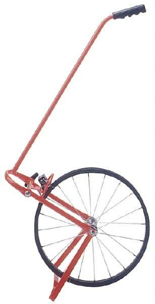 CST/berger - 100,000' Counter Limit, 4' OAL, Red Measuring Wheel - 1" Accuracy per 100", Measures in Feet - Apex Tool & Supply