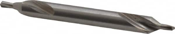Interstate - #2 Plain Cut 60° Incl Angle Cobalt Combo Drill & Countersink - Apex Tool & Supply