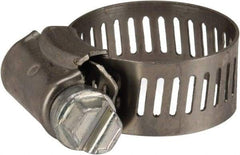 Parker - 0.44 to 1" Diam, Stainless Steel Worm Drive Clamp - Apex Tool & Supply