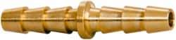 Parker - Hose Barb x Hose Barb Hose Mender - 3/16" ID Hose x 0.227" OD Hose, Brass - Apex Tool & Supply