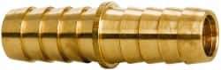 Parker - Hose Barb x Hose Barb Hose Mender - 1/2" ID Hose x 0.53" OD Hose, Brass - Apex Tool & Supply
